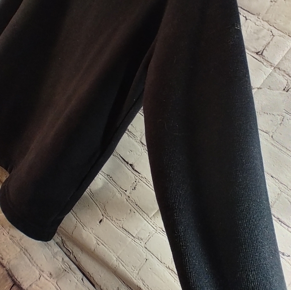 Aigle Pullover Polartec Black Zip Shoulder Fleece XL - Picture 10 of 12